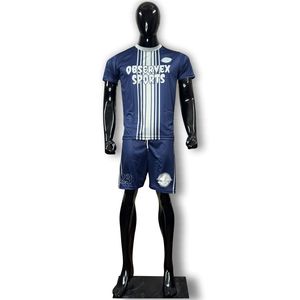 Uniforme de fútbol liso transpirable sublimado personalizado, el último diseño de fútbol con ropa ajustada, servicios OEM disponibles - Product Image 1