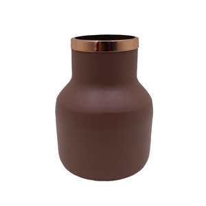 Vente chaude Vaisselle Décoratif Fer Fleur Vase Noir Finition pour La Maison et La Décoration De Mariage Vase En Métal À La Main - Product Image 3
