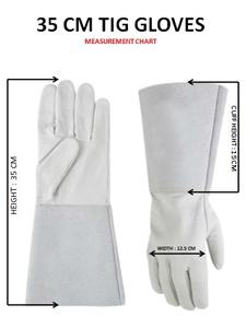 Gants de sécurité en cuir XL haute performance Tig Mig Welding Anti-Impact Équipement de protection Premium Offre Spéciale étanche pour une utilisation au travail - Product Image 6