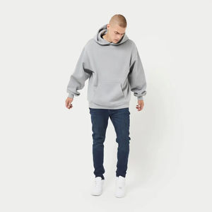 Pull à capuche en coton mélangé à prix de gros à manches longues pour hommes, disponible dans toutes les tailles, au design unique pour hommes - Product Image 3