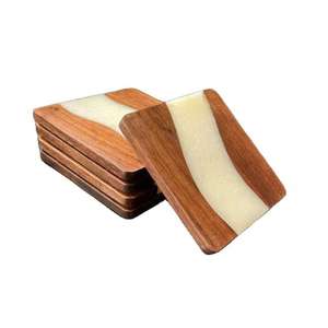 <b>Epoxy</b> <b>Resin</b> Wooden Coasters Coffee <b>Table</b> Gift Her <b>for</b> Mat & Pads Coasters <b>Epoxy</b> Drink Wine Genuine Coasters Manufacture - Product Image 1