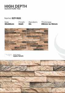 Carreaux de mur extérieur en porcelaine 300x600mm Revêtement de bâtiment - Product Image 4