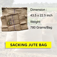 Sacs en jute neufs de 60 kg, 43,5x22,5 pouces, 780g, qualité alimentaire, recyclables, sacs en toile de jute souple, emballage agricole, Goodman Global Bangladesh