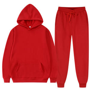 Nuevo diseño de los hombres de 2 piezas Jogger Set Flare Pantalones de chándal y Sudadera con capucha Chándal para el invierno Chándales para los hombres - Product Image 3