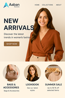 Servicios de diseño de sitios web de ropa para mujer Experto en web profesional que ofrece una solución de tienda en línea de comercio electrónico asequible y elegante