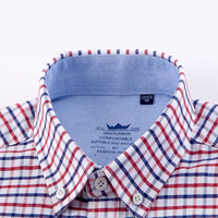 Chemises décontractées pour hommes à manches longues avec logo personnalisé, 100% coton, respirantes, chemise unie