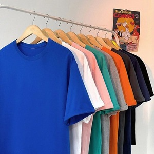 เสื้อยืดผ้าฝ้ายถัก100% สำหรับผู้ชายเสื้อยืดใส่ได้ทุกวันเสื้อยืดผ้าฝ้ายแบบแอคทีฟฟิตพิมพ์ลายเสื้อยืดสุดเท่ใส่ได้สำหรับฤดูร้อน - Product Image 4