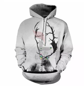 Sweats à capuche imprimés par sublimation personnalisée de qualité supérieure en coton mélangé vêtements de sport de plein air sweat à capuche mode décontractée surdimensionnée - Product Image 4