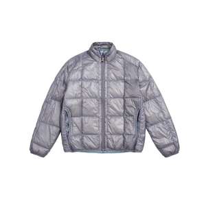 Chaqueta Bomber Acolchada para Hombre, Invierno, Tejido Grueso de Lona, Cuello Alto, Estilo Casual, Personalizable, Impermeable, para Exteriores, Venta al por Mayor - Product Image 4