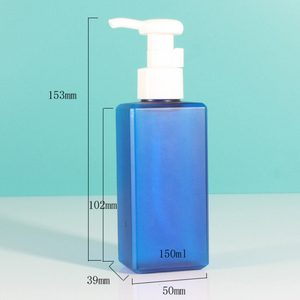Logotipo personalizado azul 150ml PETG bomba botella loción/champú/acondicionador botella con tapa de bomba para embalaje cosmético Pavico Vietnam - Product Image 2
