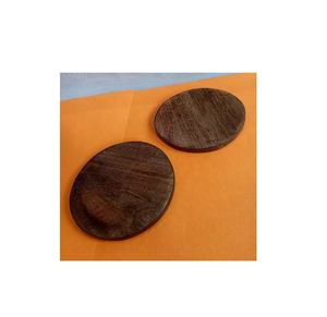 Salvamanteles de madera maciza para cocina y posavasos de madera para taza de café, posavasos para decoración, soporte para tetera - Product Image 1