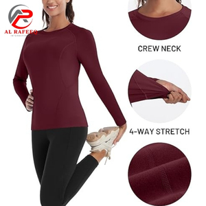 <b>Womens</b> Seamless Long Sleeve Workout <b>Tops</b> Breathable and Lightweight Gym Sports Athletic Yoga <b>Tops</b> - Product Image 6