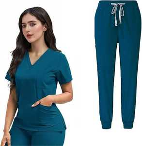 Conjuntos de uniformes de enfermería altamente quirúrgicos Uniforme de hospital Médico Enfermera Mujeres Scrub Set para mujeres en precio barato - Product Image 5