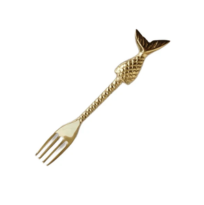 Fourchette en laiton Palmier Designer Poignée Produit Unique Produit de qualité le plus vendu Produit exigeant personnalisé - Product Image 5