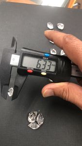 คริสตัลเพชรเฮอร์คิเมอร์ธรรมชาติหินควอตซ์แบบสองชั้นสำหรับทำเครื่องประดับคริสตัลบำบัดจากอินเดีย - Product Image 2