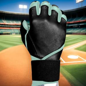 Gants de frappeur de baseball antidérapants en cuir véritable de qualité supérieure pour hommes - Product Image 3