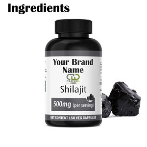Cápsulas de Shilajit Orgánico y Musgo Marino con Melena de León OEM, 500 mg de Shilajit, Melena de León y Musgo Marino - Product Image 3