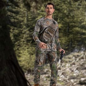Pantalones de caza de camuflaje de árbol de algodón Real para hombre de alta calidad apilados seis pakit - Product Image 1