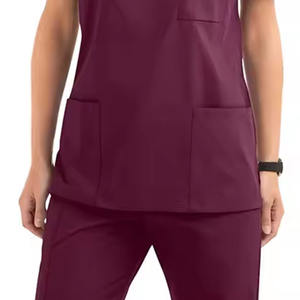 Uniformes de médico, uniformes médicos de enfermería, conjuntos de uniformes de clínica, camisetas de manga corta, pantalones, uniforme transpirable, logotipo personalizado OEM - Product Image 6