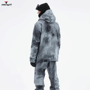 Chaqueta de Esquí Impermeable Personalizada de Alta Calidad para Hombre con Cremallera, Opción de Talla Grande, Deportes de Invierno al Aire Libre, Servicio Personalizado OEM - Product Image 3