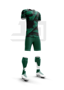Conjunto de Uniforme de Entrenamiento de Fútbol, Camiseta y Pantalones Cortos, 100% Poliéster, Tejido Transpirable de Secado Rápido, Nombre del Equipo Personalizado, Pantalones Cortos con Cordón Ajustable, Unisex - Product Image 2