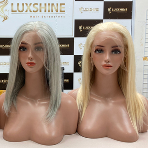 bob <b>Wigs</b> Human Hair Lace Front Glueless Full Lace <b>Wig</b> Raw Vietnamese Hair Luxshine Ruby Virgin Hair - Product Image 2
