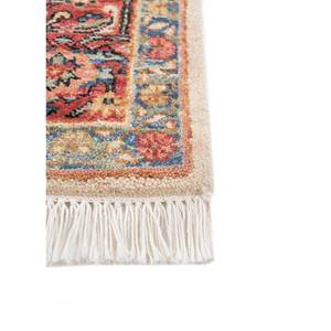 Alfombras de Lana Anudadas a Mano Gulnar Ivory, Alfombra Afgana Rectangular con Medallón para Pasillo, Tabriz, para el Hogar, para Adolescentes - Product Image 4