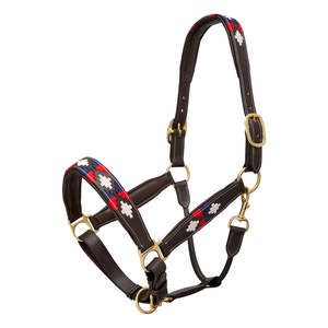 Cheval de plein air professionnel licou en cuir personnalisable de haute qualité produits équestres réglables multicolores - Product Image 2