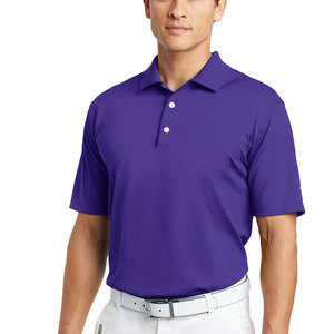 เสื้อโปโลแขนสั้นทรงพอดีตัวปกติเสื้อกอล์ฟแฟชั่น - Product Image 1