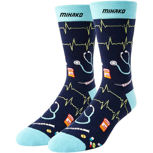 Calcetines de béisbol deportivos e informales para hombre de alta calidad, talla juvenil, venta al por mayor personalizada, diseño OEM hecho en Pakistán - Product Image 5