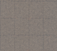 Papier peint vinyle non tissé géométrique moderne marron gris fabriqué en Allemagne, résistant à l'abrasion légère, amovible, pour salon et chambre à coucher