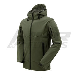 Veste coupe-vent d'hiver unisexe en laine imperméable, respirante et légère, col mandarin avec logo personnalisé - Product Image 6