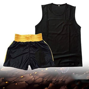 ชุดยูนิฟอร์มศิลปะการต่อสู้แบบมวยคุณภาพสูงแฟชั่นใหม่ขายส่ง ผลิตจากวัสดุโพลีเอสเตอร์/ผ้าฝ้าย ปรับแต่งสีและโลโก้ได้ - Product Image 3