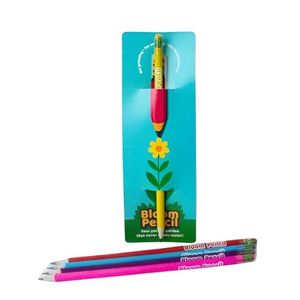 Paquete individual BLOOM Paper Pencil Flap Cápsula de semillas botánicas con cubierta transparente Diseño ecológico al mejor precio - Product Image 1