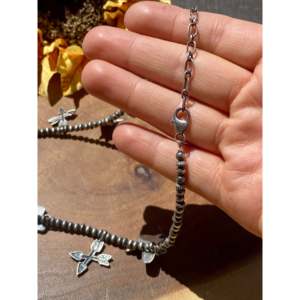 Collar de Plata de Ley Estilo Étnico Navajo con Dijes - Product Image 5