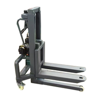 Mini transpalette 300 kg, chariot élévateur portable à batterie lithium-ion, hauteur de levage 1,3 m/1,6 m, garantie 1 an pour les restaurants, petits frets