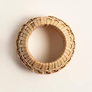 Anillo de Servilleta Redondo de Ratán Hecho a Mano, Porta Servilletas de Mimbre Natural Decorativo para Bodas, Fiestas, Decoración de Mesa de Comedor - Product Image 3