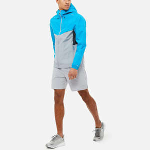 ชุดเสื้อกันลม2ชิ้นสำหรับผู้ชายเสื้อแจ็กเก็ตและกางเกงขาสั้นน้ำหนักเบาเหมาะสำหรับกิจกรรมฤดูร้อน - Product Image 6