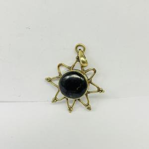 Elegante colgante de plata de ley 925 de estilo vintage con regalo de joyería de piedras preciosas de ónix negro para ella - Product Image 3