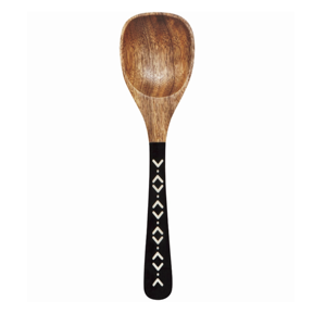 Ensemble de 2 couverts à salade en bois naturel faits à la main, cuillères et fourchettes de taille 30 cm, ustensiles de cuisine, cadeau d'outil à salade en bois - Product Image 3