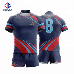 Personnaliser Nouveau Design Nouveau Maillot Rugby Respirant Maillot de Sublimation Grande Taille - Product Image 4
