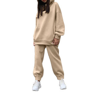 Survêtement femme Couleur personnalisée Survêtements coton/polyester respirants Séchage rapide Logo personnalisé survêtements femme Service OEM - Product Image 3