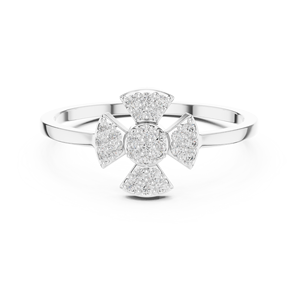 Bague élégante de fête 18 carats en argent bijoux CZ - Product Image 3