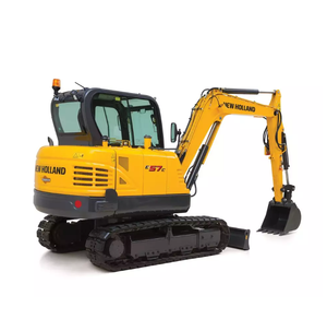 Mini-excavatrice New Holland E60C 2019 pas chère à vendre, machine compacte robuste pour travaux de construction, d'aménagement paysager et de terrassement - Product Image 3