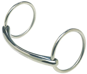 Embout buccal vétérinaire Mullen Embout buccal lisse poli pour l'équitation Tous les mèches de mors à cheval disponibles - Product Image 4