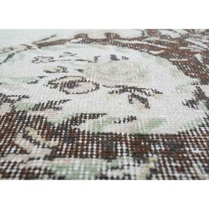 พรมขนสัตว์ถักมือสีน้ำตาลเบจวินเทจ รุ่น Pae-2195 สำหรับห้องนั่งเล่น ห้องโถง ห้องนอน ลายเหรียญแบบนามธรรม คุณภาพสูง - Product Image 3