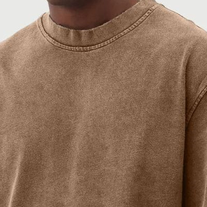 Último estilo de los hombres 100% algodón de gran tamaño camisetas fabricante superior elegante OEM Tops - Product Image 3