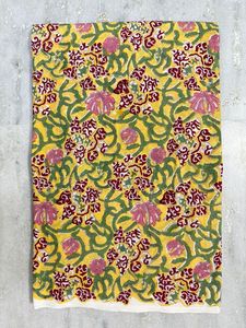 Jaipur 100% Cotton Hand Block Printed Fabric Handmade Traditional Eco Friendly Breathable Handcrafted Block Print Cotton Fabric - Product Image 4