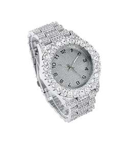 Reloj Analógico Digital de Acero Inoxidable con Diamantes de Moissanita de Lujo, Hecho a Medida, al por Mayor, con Incrustaciones de Diamantes, para Regalos a Precios Increíbles - Product Image 4