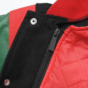 High Quality Custom Made Leather Sleeve Bomber Baseball <b>Vintage</b> <b>Varsity</b> Plain <b>Jackets</b> for Men. - Product Image 6